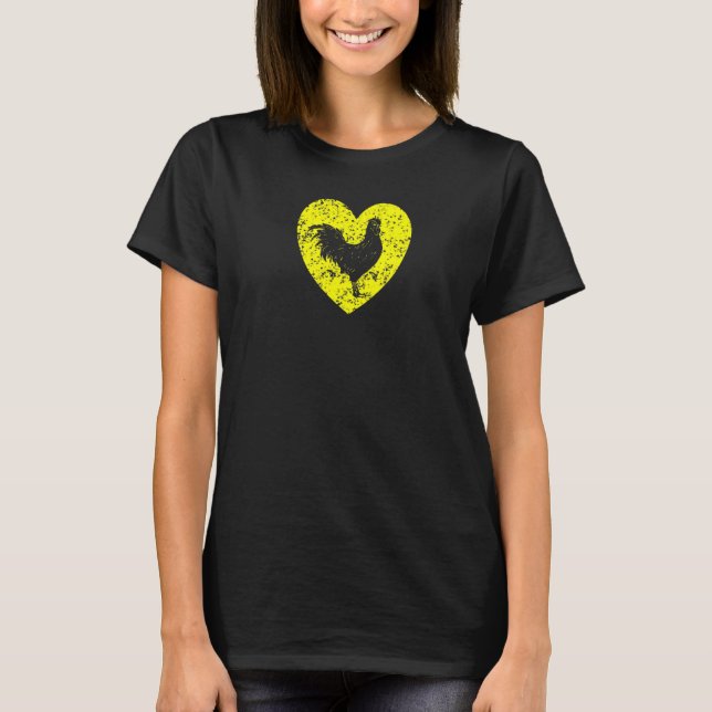 I Love Chickens Farmer T-Shirt (Front)