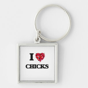 I love Chicks Key Ring
