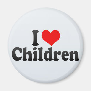 I Love Children Magnet