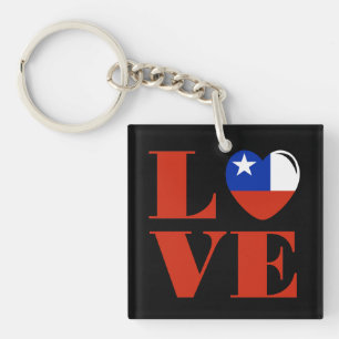 I love Chile Key Ring