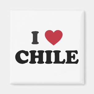 I Love Chile Magnet