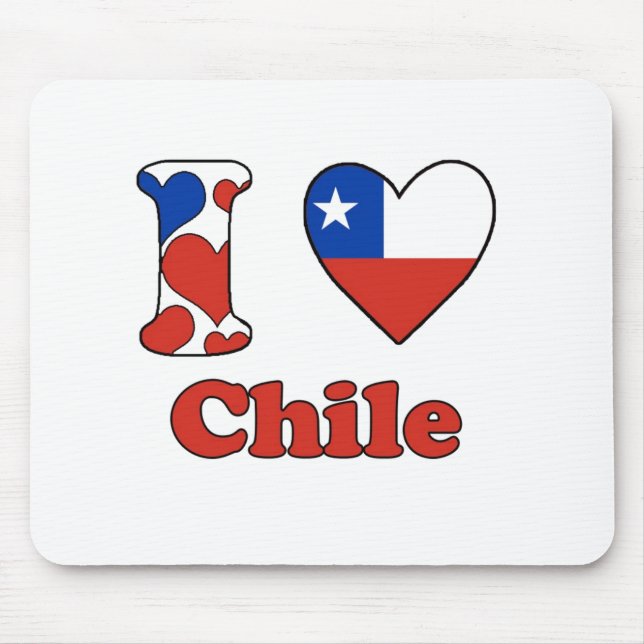 I love Chile Mouse Pad (Front)