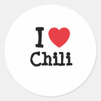 I love Chilli heart T-Shirt