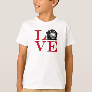 I Love Chimps - Light Coloured Tee
