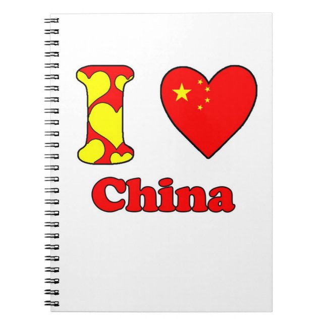 I love China Notebook (Front)