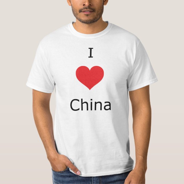 i love China T-Shirt (Front)
