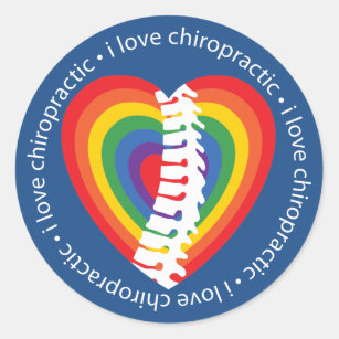 I Love Chiropractic Stickers