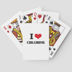 I love Chlorine Playing Cards