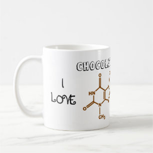 I Love Chocolate & Caffeine Mug