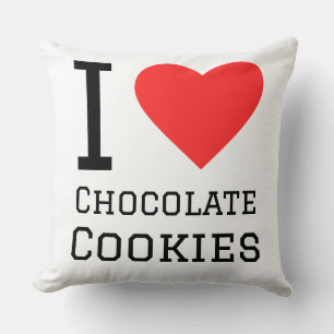 I love chocolate cookies cushion
