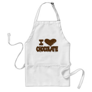 I love chocolate standard apron