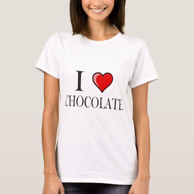 I love Chocolate T-Shirt (Front)