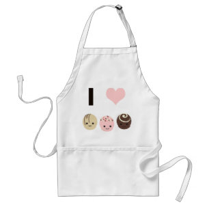 I Love Chocolate truffles Standard Apron