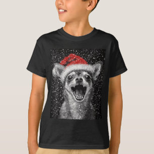 I Love Christmas Chihuahua  T-Shirt