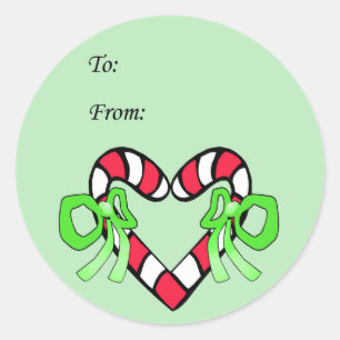 I Love Christmas Gift Stickers