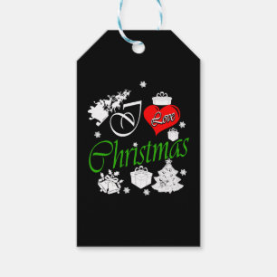 I Love Christmas Gift Tags