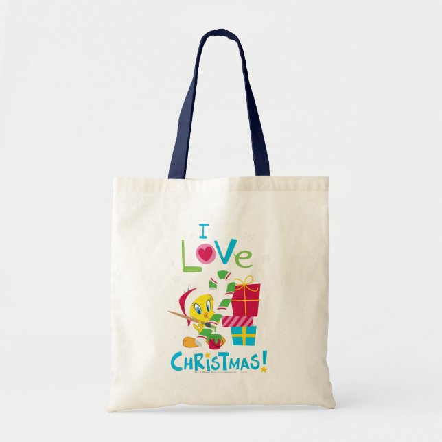 I Love Christmas - TWEETY™ Tote Bag (Front)