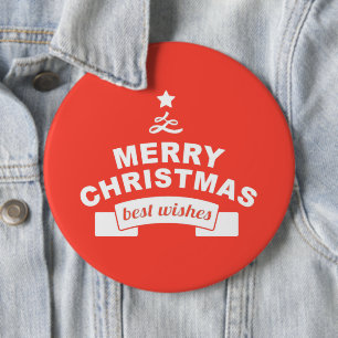 I love Christmas with compassion 6 Cm Round Badge