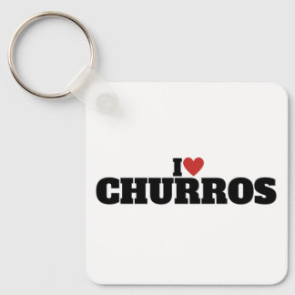 I Love Churros Key Ring