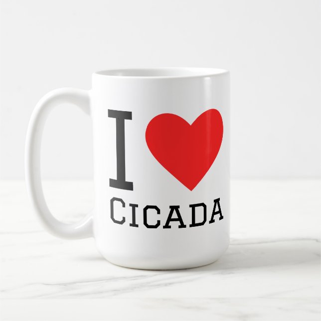 I love cicada coffee mug (Left)
