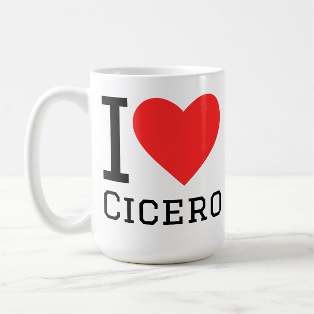 I love Cicero  Coffee Mug (Left)