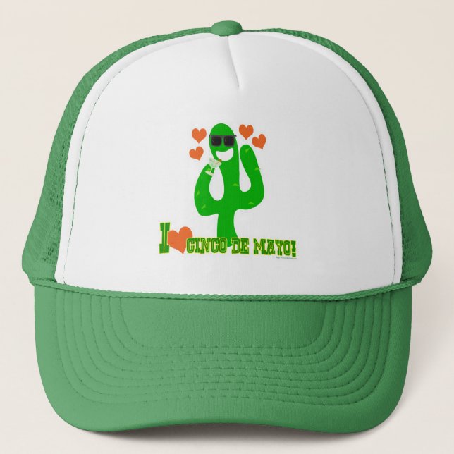 I love Cinco De Mayo! Trucker Hat (Front)