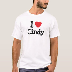 I love Cindy heart T-Shirt