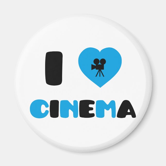I Love Cinema Magnet (Front)