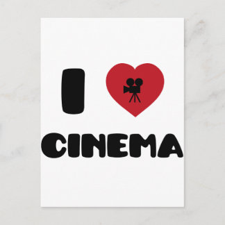 I Love Cinema Postcard