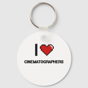 I love Cinematographers Key Ring
