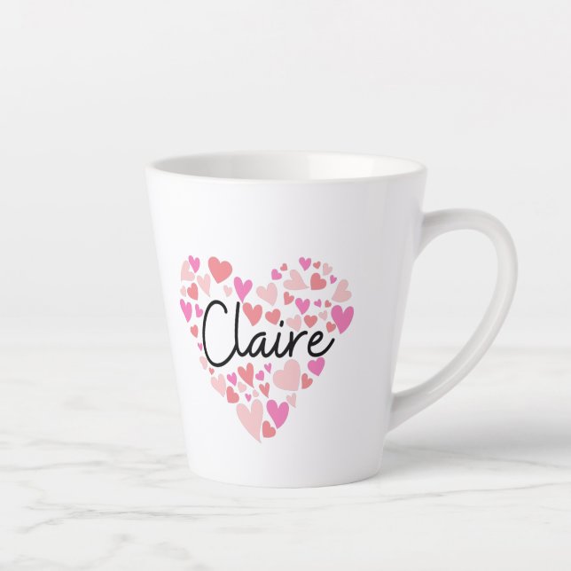 I love Claire Latte Mug (Right)