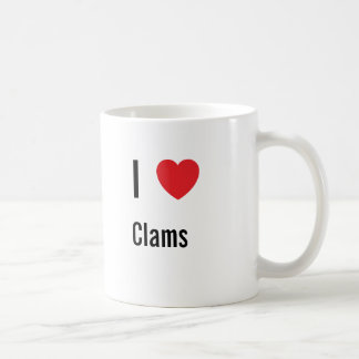 I love Clams Coffee Mug