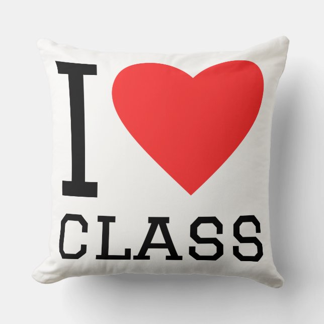 I love class cushion (Front)