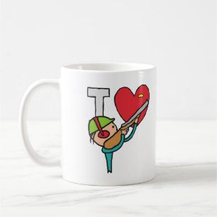 I Love Clay Pigeon Shooting Coffee Mug