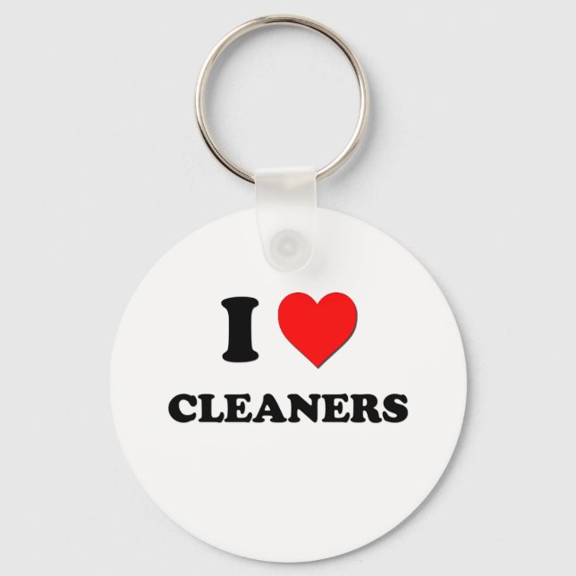 I love Cleaners Key Ring (Front)