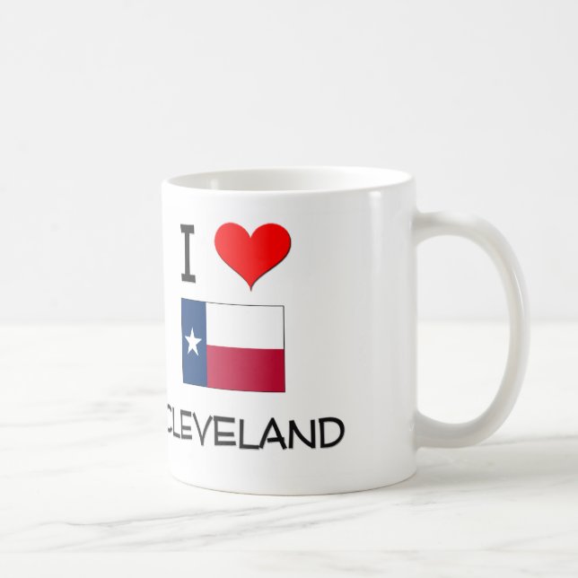 I Love Cleveland Texas Coffee Mug (Right)