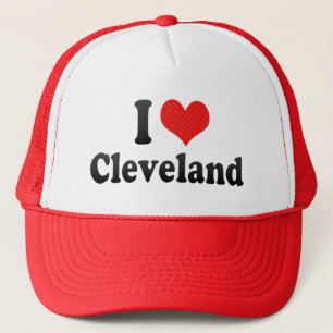 I Love Cleveland Trucker Hat
