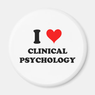 I Love Clinical Psychology Magnet