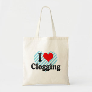 I love Clogging Tote Bag