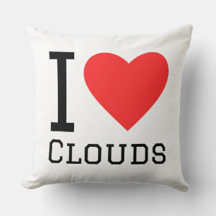 I love clouds cushion