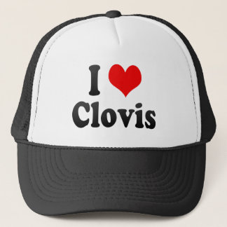 I Love Clovis, United States Trucker Hat
