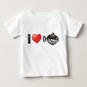 I Love Clown Triggerfish Baby T-Shirt