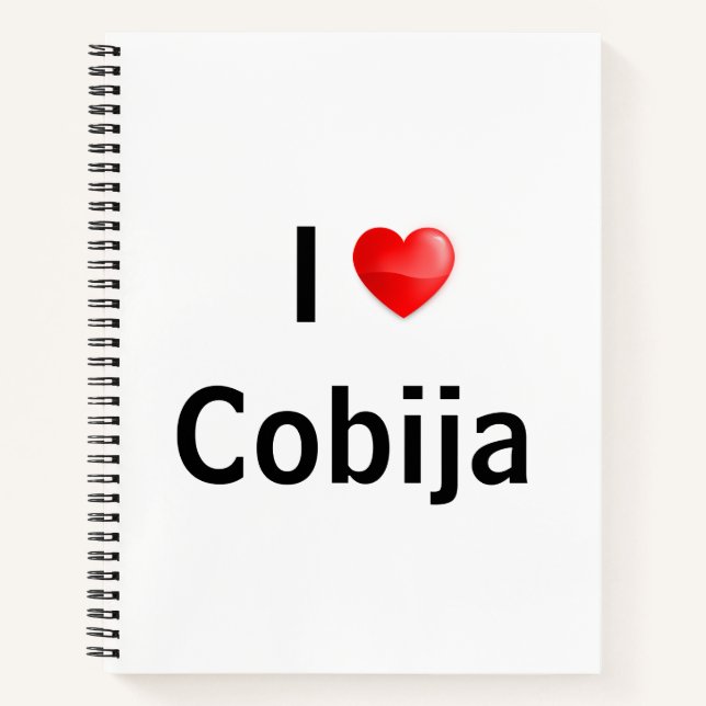 I love Cobija Notebook (Front)