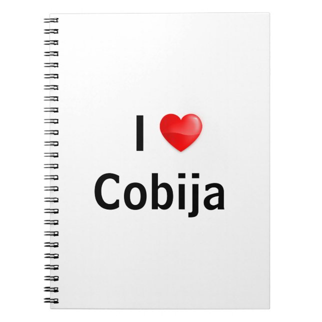 I love Cobija Notebook (Front)