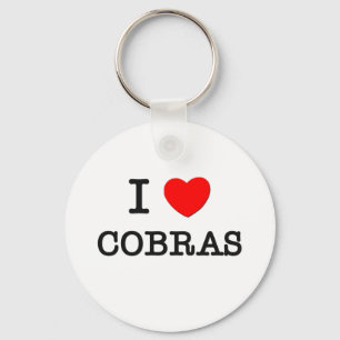 I Love COBRAS Key Ring