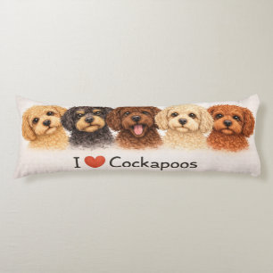 I Love Cockapoos Pillow Cute Dog Lover Cushion