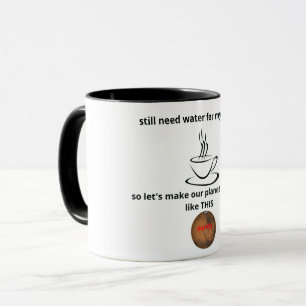 I love coffee and the earth mug