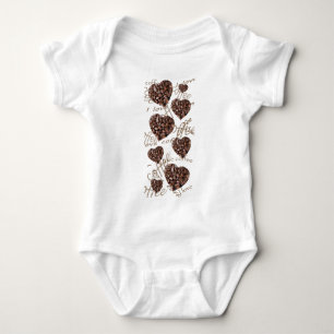 I Love Coffee!! Baby Bodysuit