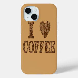 I Love Coffee iPhone 15 Case