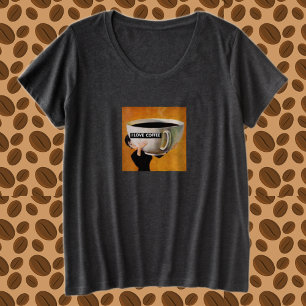 I LOVE COFFEE Giant Mug Hug T-Shirt